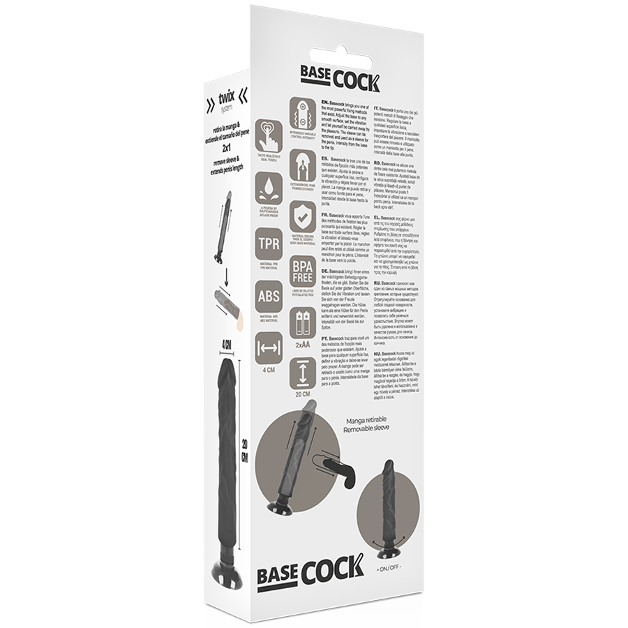 basecock vibrador realÍstico 2 1 natural 20 cm o 4 cm basecock vibrador realÍstico 2 1 natural 20 cm o 4 cm