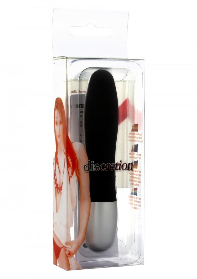 SEVEN CREATIONS - DISCRETION VIBRADOR NEGRO - immagine 2
