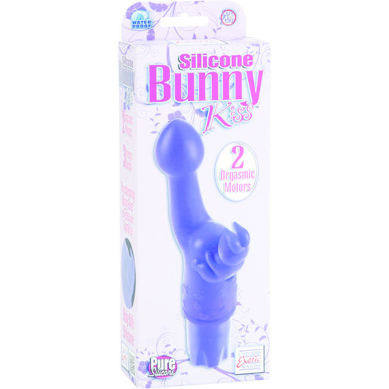 CALEXOTICS - SILICONE CONEJITO VIBRADOR KISS LILA - immagine 2