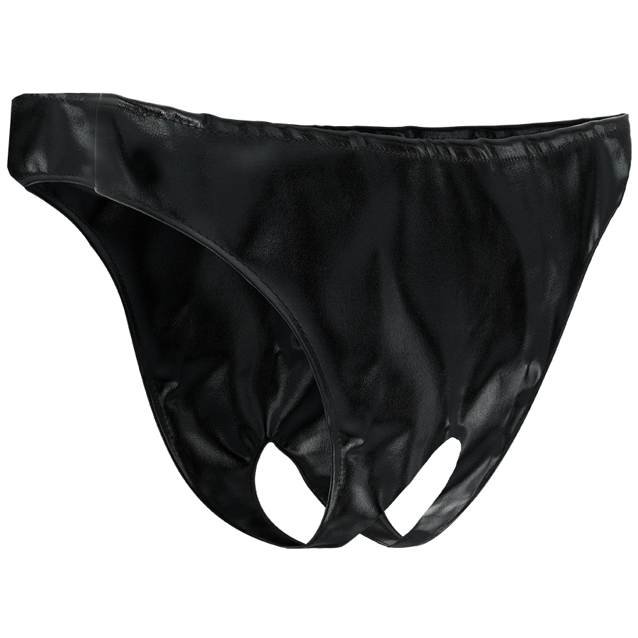 DARKNESS - PANTIES CON ABERTURA UNISEX TALLA ÚNICA - immagine 2