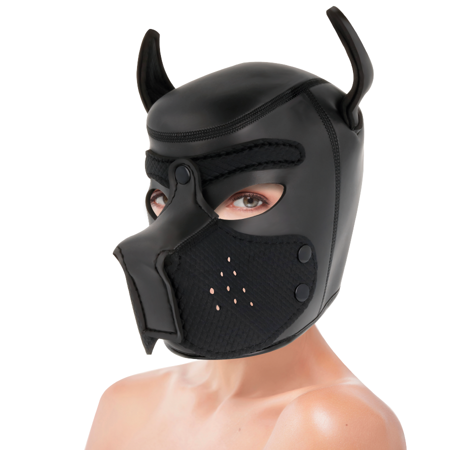 DARKNESS - MÁSCARA PERRO DE NEOPRENO CON HOCICO EXTRAÍBLE L - immagine 5