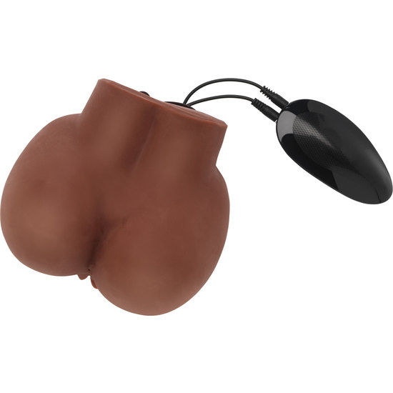 ACT - HOT HONEY RIDER MASTURBADOR CON VIBRADOR BROWN - immagine 2