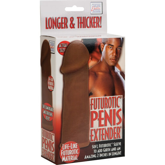 CALEXOTICS - FUTUROTIC FUNDA EXTENSIÓN PENE MARRÓN - immagine 2