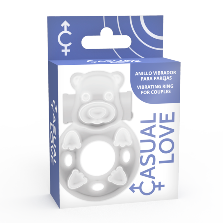 CASUAL LOVE - 26 ANELLO VIBRATORE CONIGLIETTO TRASPARENTE - immagine 2