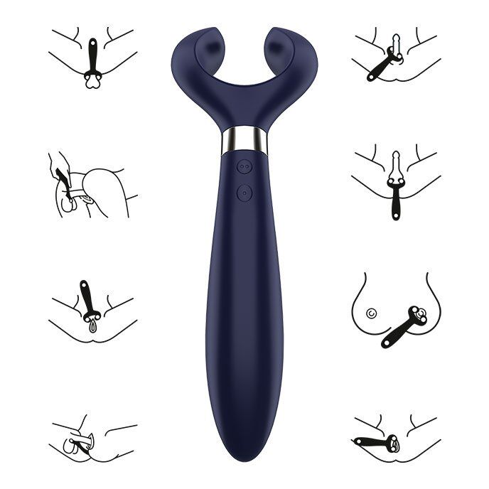 SATISFYER - ENDLESS FUN MULTI VIBRADOR 3 AZUL - immagine 3