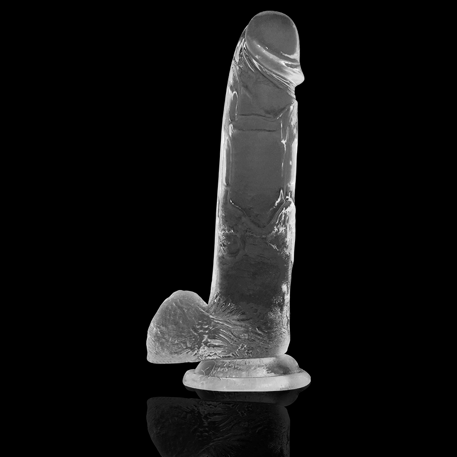 X RAY - CLEAR DILDO REALISTA TRANSPARENTE 22 CM -O- 4.6 CM - immagine 5