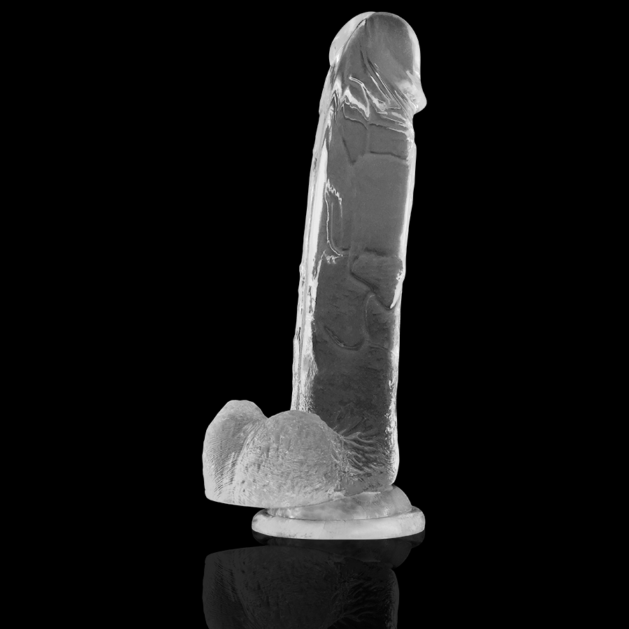 X RAY - CLEAR DILDO REALISTA TRANSPARENTE 22 CM -O- 4.6 CM - immagine 7