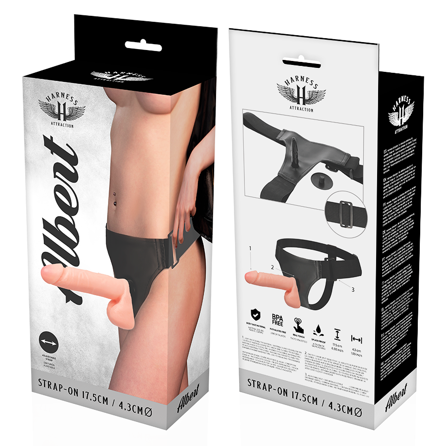HARNESS ATTRACTION - ARNÉS ALBERT REALISTIC 17.5 CM -O- 4.3 CM - immagine 6