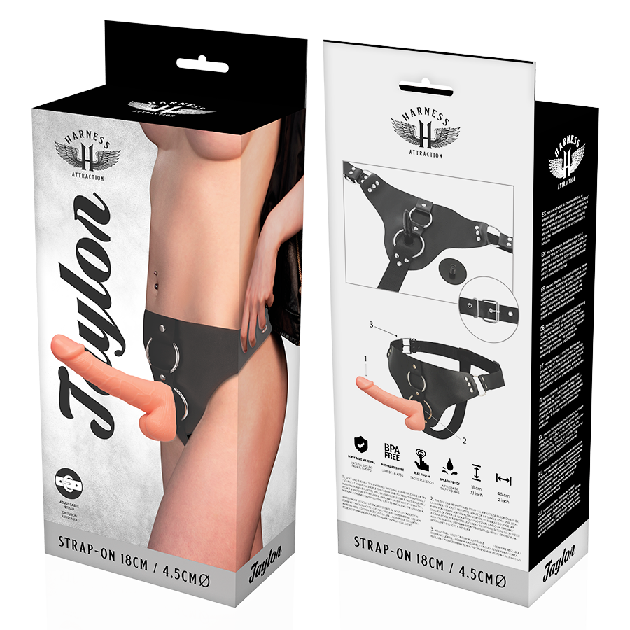 HARNESS ATTRACTION - ARNÉS TAYLOR DELUXE 18 CM -O- 4.5 CM - immagine 4
