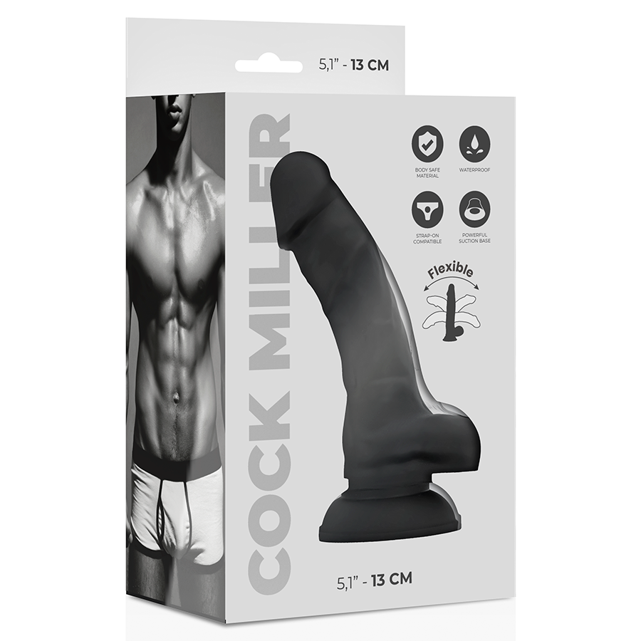 COCK MILLER - DILDO REALÍSTICO SILICONA DENSITY ARTICULABLE 13 CM - immagine 6