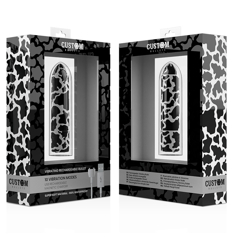 CUSTOM BULLETS - BALA RECARGABLE COW 10 INTENSIDADES - immagine 3