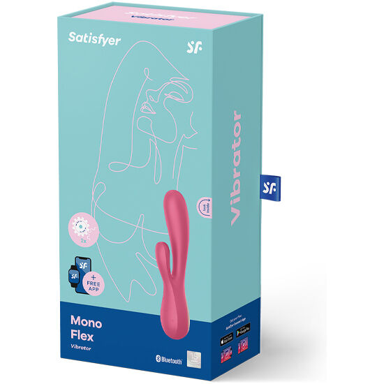 SATISFYER MONO FLEX ROSA CON APP - immagine 4