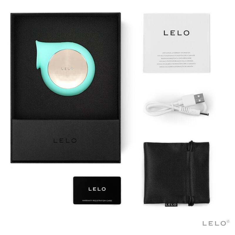 LELO - SILA ESTIMULADOR POR ONDAS DE CLITORIS VERDE AGUA - immagine 2