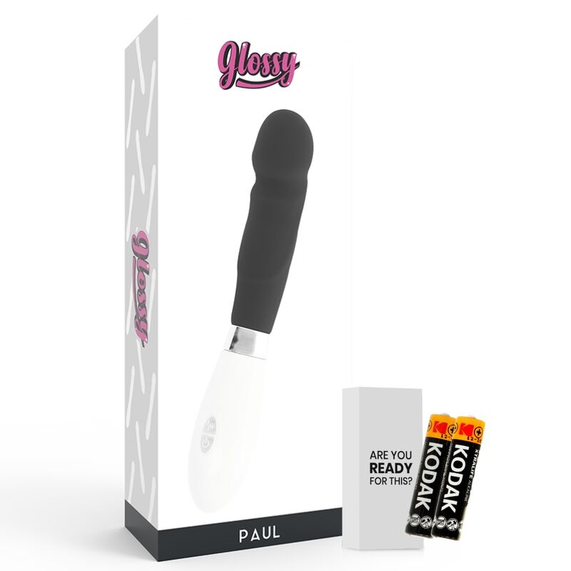GLOSSY - PAUL VIBRATORE NERO - immagine 2