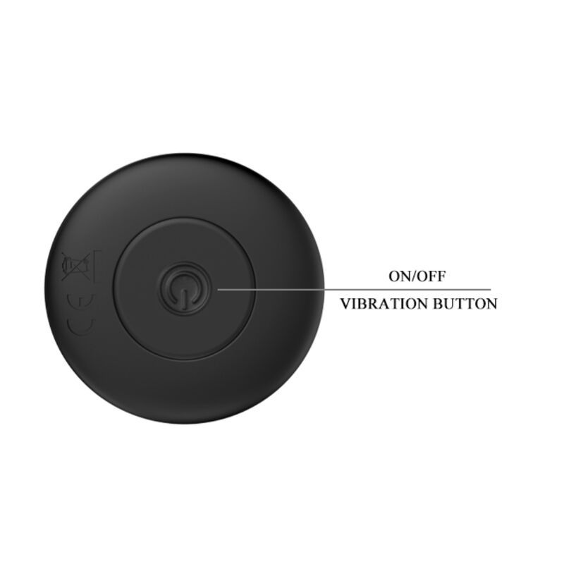 MR PLAY - PLUG ANAL VIBRADOR NEGRO RECARGABLE - immagine 2