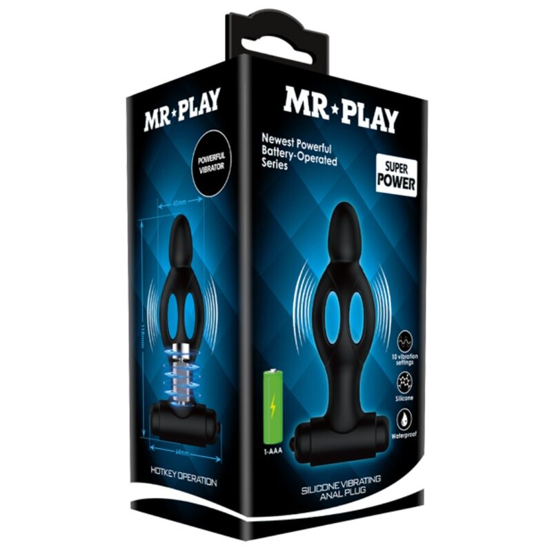 MR PLAY - PLUG ANAL DE SILICONA CON VIBRACIÓN - immagine 7