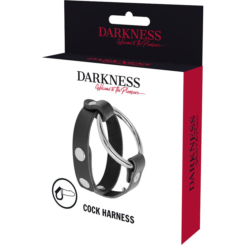 DARKNESS - ANILLO PARA PENE Y TESTÍCULOS BDSM - immagine 5
