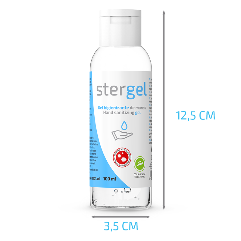 STERGEL - GEL HIDROALCOHÓLICO HIGIENIZANTE DE MANOS ALOE VERA 100ML - immagine 2