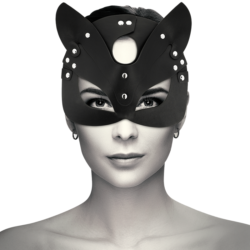 COQUETTE CHIC DESIRE - MASCARA CUERO VEGANO CON OREJAS DE GATO - immagine 6
