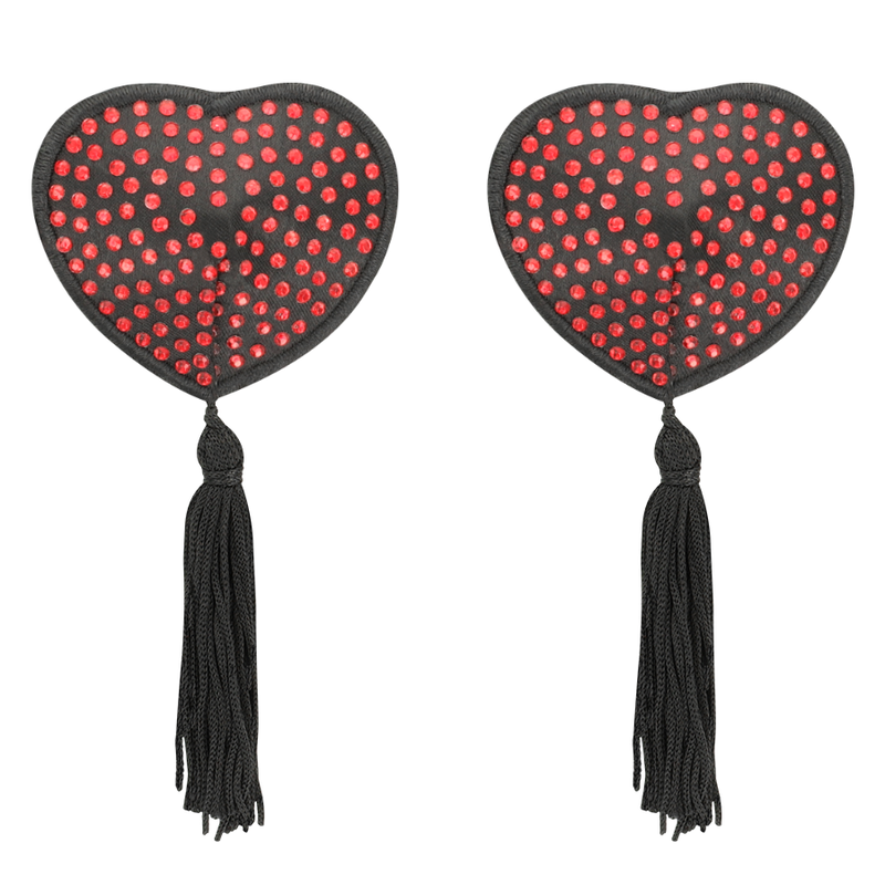 COQUETTE CHIC DESIRE - CUBRE PEZONES ROJO / NEGRO - immagine 3
