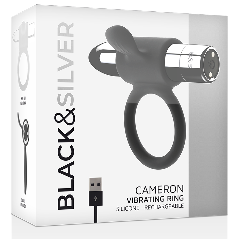 BLACK&SILVER - CAMERON ANILLO RECARGABLE SILVER - immagine 3