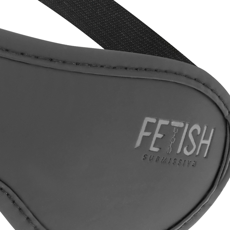 FETISH SUBMISSIVE - MASCHERA IN PELLE VEGANA II CON FODERA IN NOPRENE - immagine 2