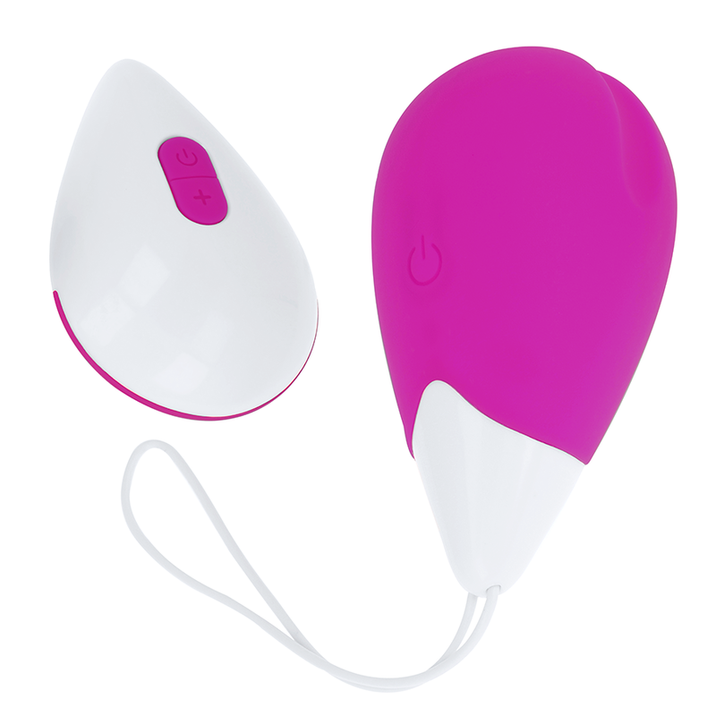 oh mama huevo vibrador 10 modos lila y blanco