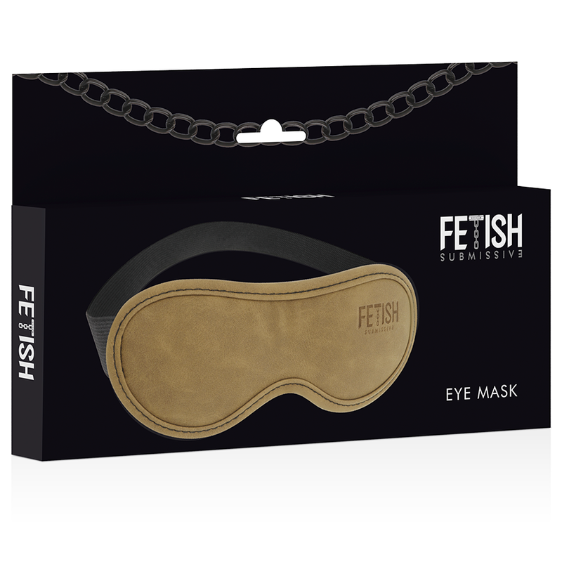 FETISH SUBMISSIVE ORIGEN - ANTIFAZ CUERO VEGANO CON FORRO DE NEOPRENO - immagine 3