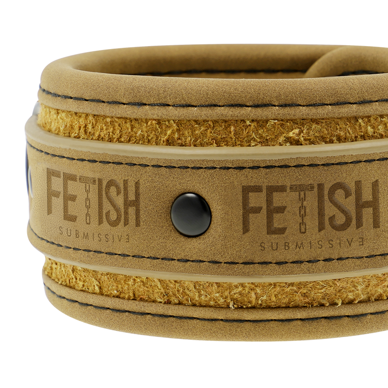 FETISH SUBMISSIVE ORIGEN - ESPOSAS TOBILLOS CUERO VEGANO CON FORRO DE NEOPRENO - immagine 3