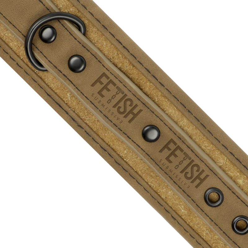 FETISH SUBMISSIVE ORIGEN - ESPOSAS TOBILLOS CUERO VEGANO CON FORRO DE NEOPRENO - immagine 4
