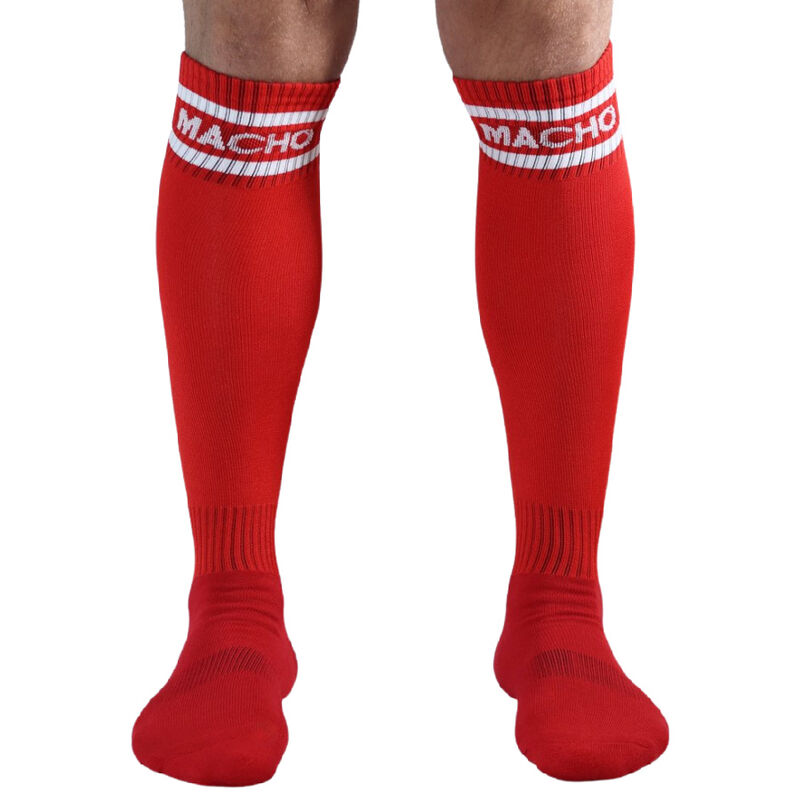 MACHO - CALCETINES LARGOS TALLA UNICA ROJO - immagine 3