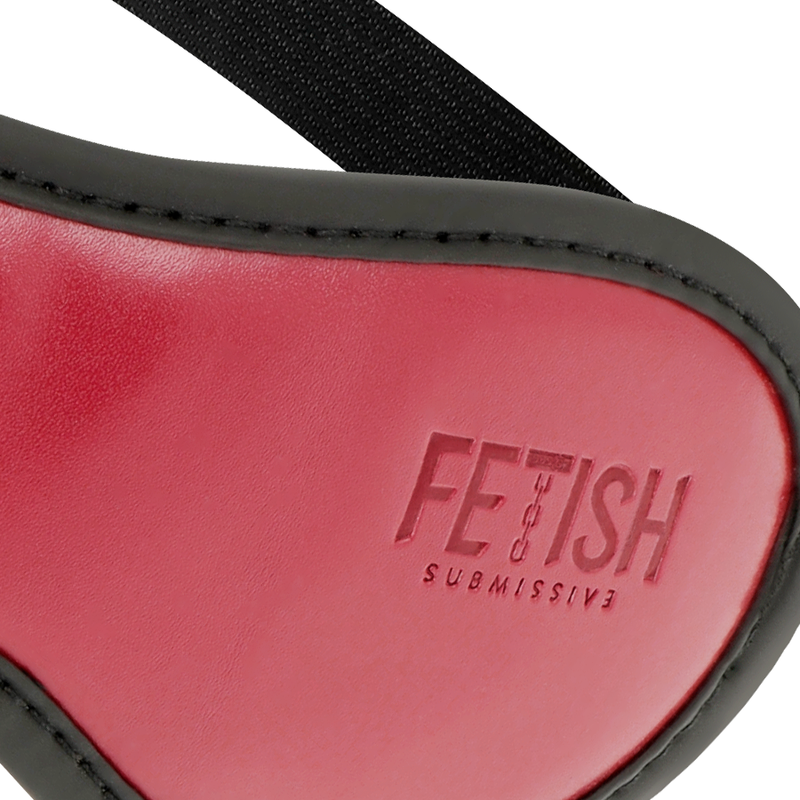 FETISH SUBMISSIVE DARK ROOM - ANTIFAZ CUERO VEGANO CON FORRO DE NEOPRENO - immagine 3