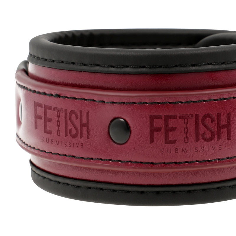 FETISH SUBMISSIVE DARK ROOM - ESPOSAS TOBILLOS CUERO VEGANO CON FORRO DE NEOPRENO - immagine 3