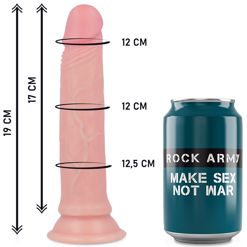 ROCKARMY - HARNESS + LIQUID SILICONE DILDO PREMIUM AVENGER 19 CM -O- 3.98 CM - immagine 8