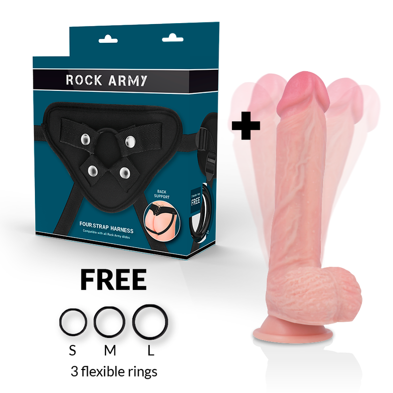 ROCKARMY - ARNES + HAWK ROTADOR Y VIBRADOR 22 CM -O- 4.6 CM - immagine 2