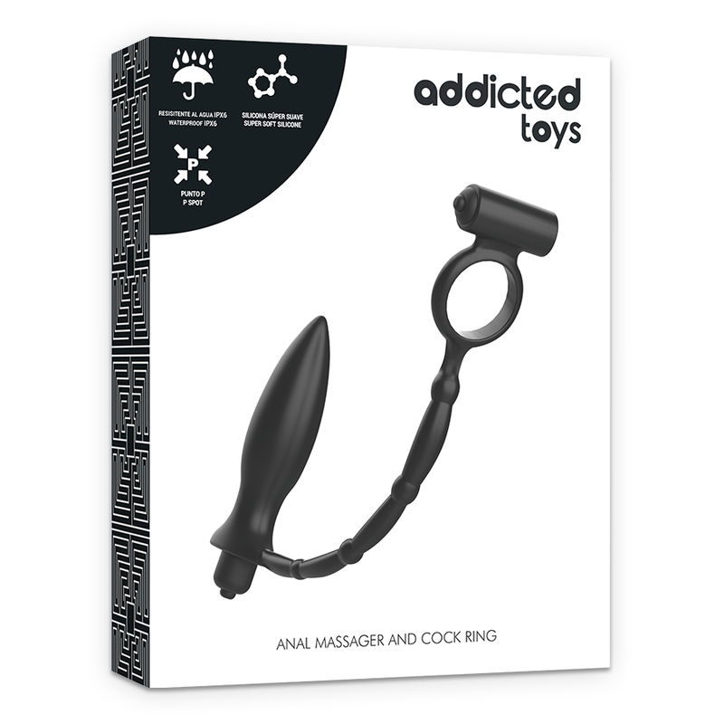 ADDICTED TOYS - PLUG ANAL CON ANILLO VIBRADOR - immagine 7