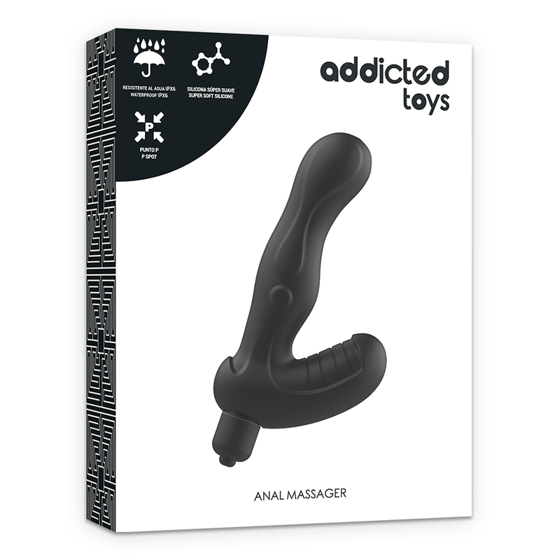 ADDICTED TOYS - ESTIMULADOR ANAL PROSTATA SILICONA P-SPOT VIBE - immagine 3