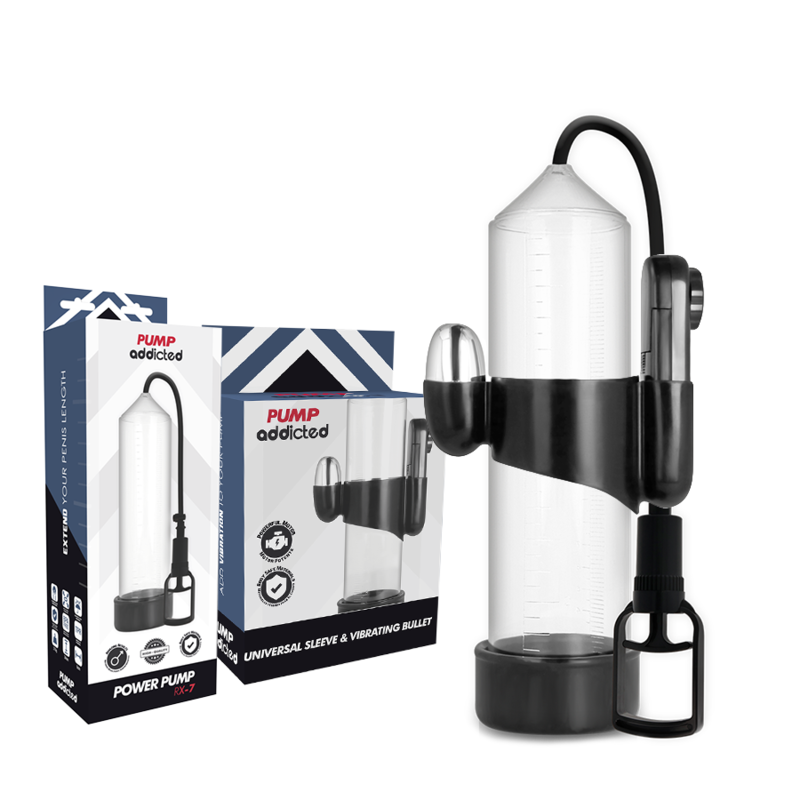 PUMP ADDICTED - VIBRATORE TRASPARENTE RX7 - immagine 2