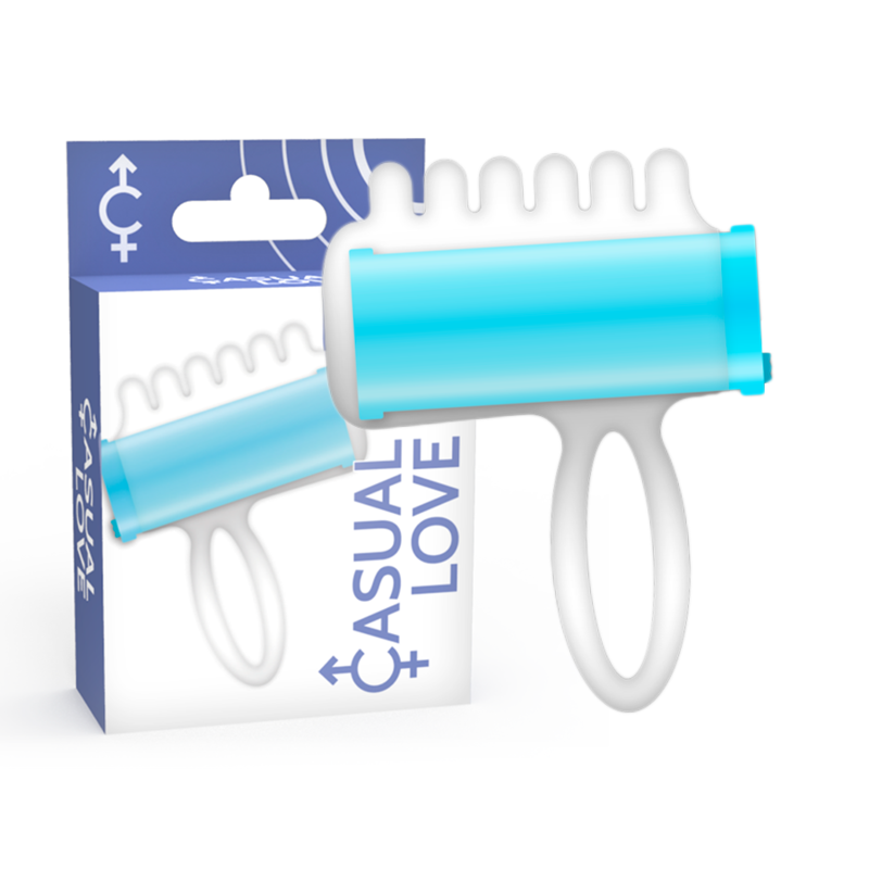 CASUAL LOVE - STIMOLATORE A DITA BLU - immagine 4