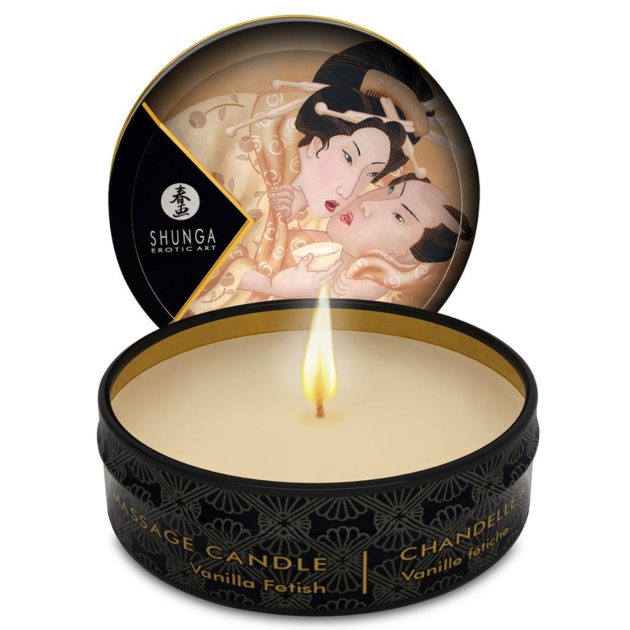 SHUNGA - MINI CARESS BY CANDLELIGHT ESPOSITORE CANDELE DA MASSAGGIO 24 UNITÀ - immagine 6