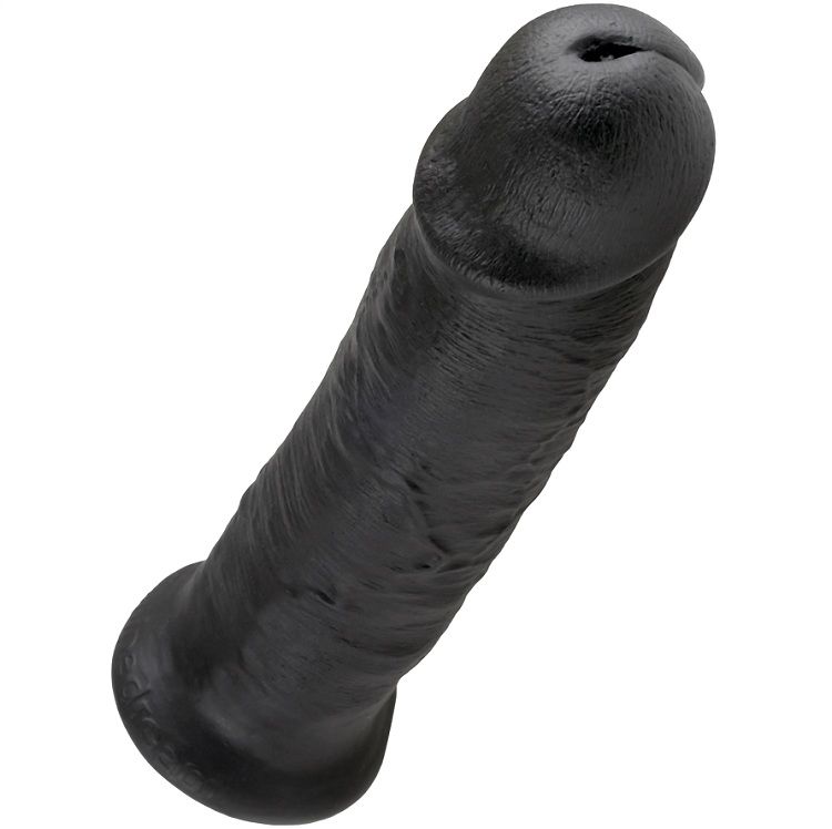KING COCK - DILDO NERO 25 CM - immagine 3