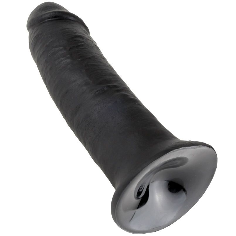 KING COCK - DILDO NERO 25 CM - immagine 4