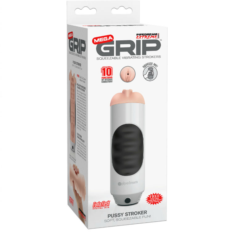 EXTREME TOYZ - VIBRATORE MASTURBATORE VAGINA PIPEDREAM MEGA GRIP - immagine 3