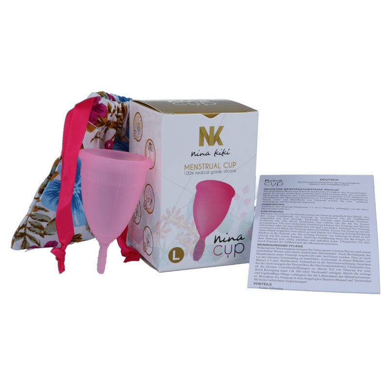 NINA KIKÍ - COPPA MESTRUALE ROSA - TAGLIA L - immagine 6