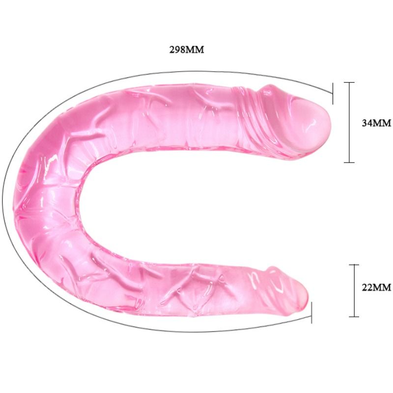 BAILE - DOPPIO DONG DOPPIO DILDO ROSA - immagine 3