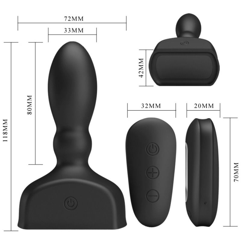 PRETTY LOVE - VIBRATORE PROSTATICO E GONFIABILE MARRIEL - immagine 3