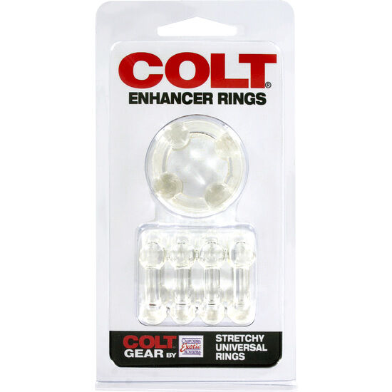 CALEXOTICS - COLT ENHANCER RINGS ANILLOS PARA EL PENE TRANSPARENTES - immagine 2